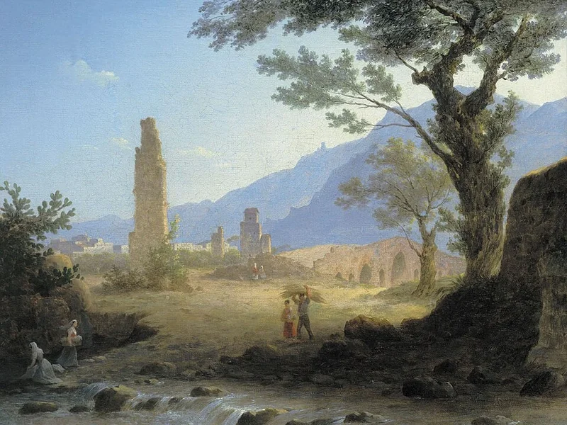 1787-Maksim Nikiforovich Vorobyov - Paesaggio